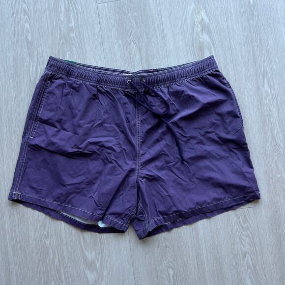 J Crew Pigment Dyed Swim Trunk Mens XL Purple Faded NWT - Picture 1 of 10